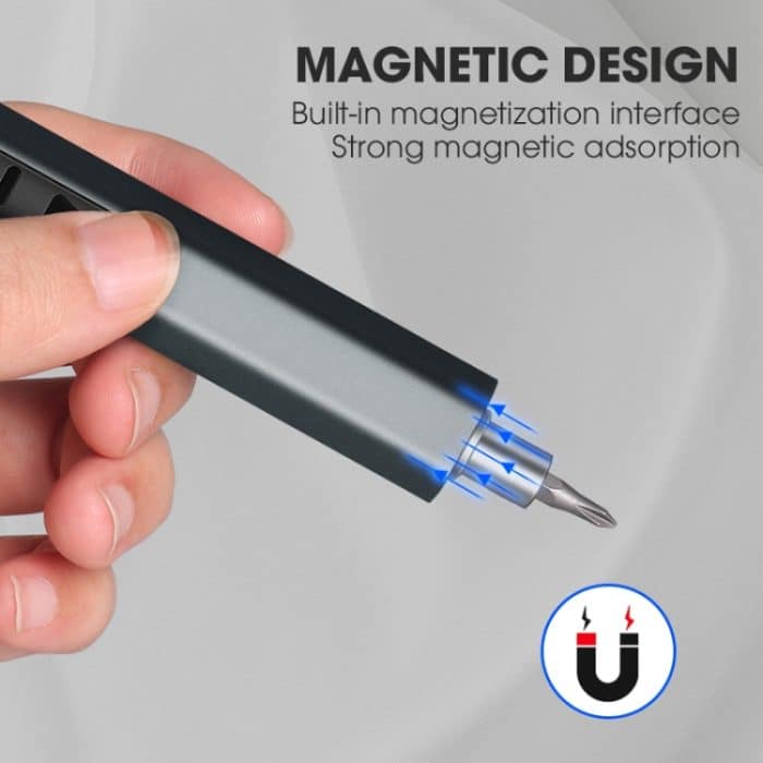 11-in-1-Akku-Mini-Elektroschrauber-Set mit 3LED-Beleuchtung – Bild 3