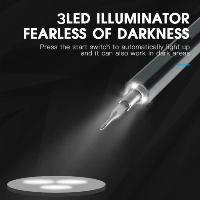 11-in-1-Akku-Mini-Elektroschrauber-Set mit 3LED-Beleuchtung – Bild 4