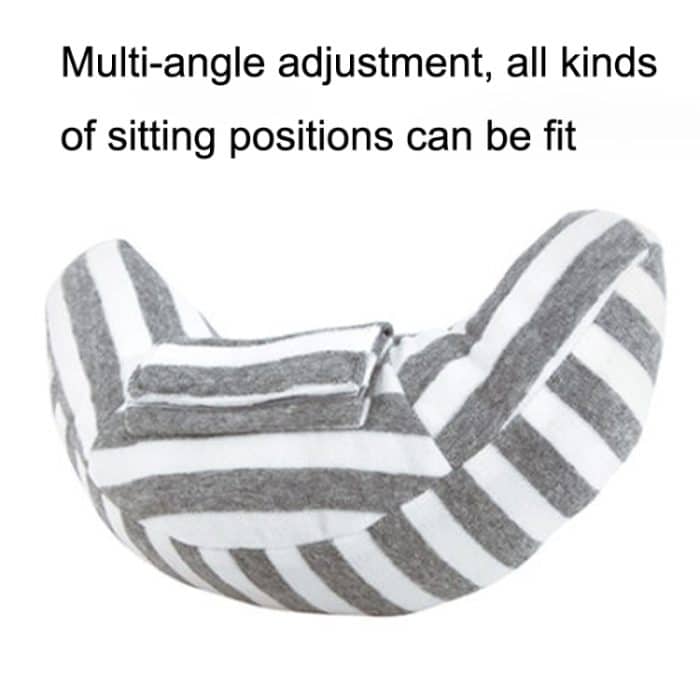 2 Stück Kinder Nacken Kopfstütze Bequeme Schulterabdeckung Auto Nackenschutz Kissen, 2pcs (Gray Stripe), 2pcs (Brown Stripe), 2pcs (Pink Stripe), 2pcs (Green Stripe), 2pcs (Blue Gray Strip), 2pcs (Gray Strip), 2pcs (Green Strip), 2pcs (Coffee Strip) – Bild 3