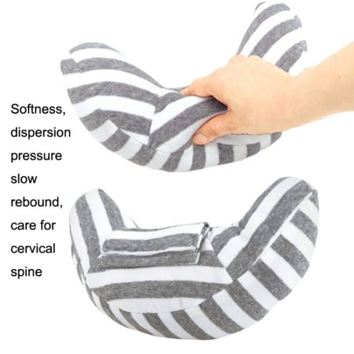 2 Stück Kinder Nacken Kopfstütze Bequeme Schulterabdeckung Auto Nackenschutz Kissen, 2pcs (Gray Stripe), 2pcs (Brown Stripe), 2pcs (Pink Stripe), 2pcs (Green Stripe), 2pcs (Blue Gray Strip), 2pcs (Gray Strip), 2pcs (Green Strip), 2pcs (Coffee Strip) – Bild 4