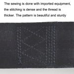 2 Stück B7, kostenlose Installation, Sicherheitsgurt für Motorrad/Trage/Elektrorollstuhl, Seat Belt (Black) – Bild 4