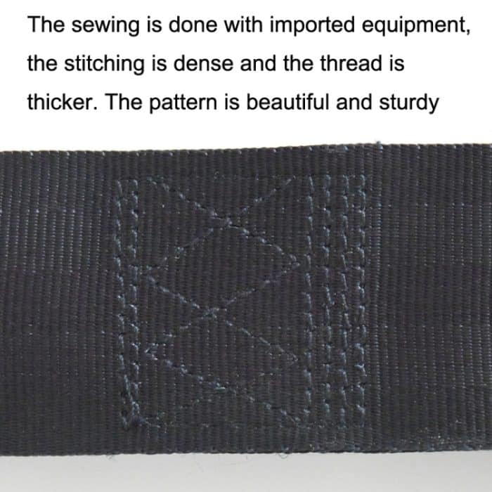 2 Stück B7, kostenlose Installation, Sicherheitsgurt für Motorrad/Trage/Elektrorollstuhl, Seat Belt (Black) – Bild 4