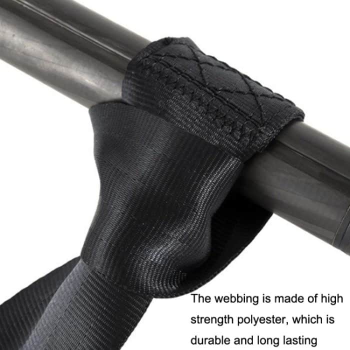 2 Stück B7, kostenlose Installation, Sicherheitsgurt für Motorrad/Trage/Elektrorollstuhl, Seat Belt (Black) – Bild 5