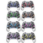 Für Switch Pro Wireless Bluetooth Gamepad mit LED-Licht-Wake-Up-Funktion, Transparent With LED – Bild 2