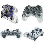 Für Switch Pro Wireless Bluetooth Gamepad mit LED-Licht-Wake-Up-Funktion, Transparent With LED – Bild 4