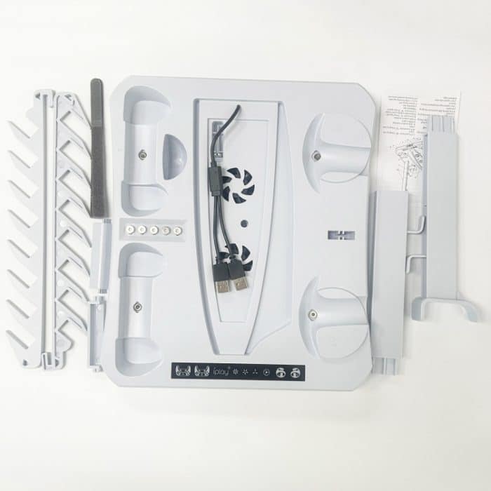 Für PS5 ipay Host Multifunktionale Kühlbasis VR2 Griff Ladestation Disc Storage Rack, HBP-6478 – Bild 6