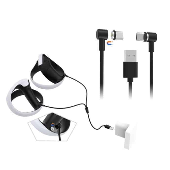 Für PS5 VR2/Switch/PS5 Game Controller DOBE Magnetic Type-C/USB-C Ladekabel – Bild 1