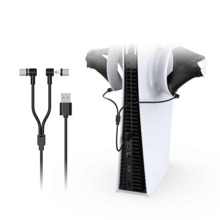 Für PS5 VR2/Switch/PS5 Game Controller DOBE Magnetic Type-C/USB-C Ladekabel – Bild 5