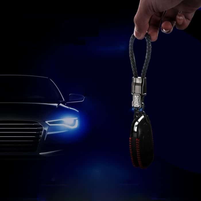 EHRLICHER, mit Diamanten besetzter Auto-Schlüsselanhänger, Lederband, Leoparden-Metall-Schlüsselanhänger, Leather Rope Basic Black, Leather Rope Basic White, Leather Rope Basic Gold, Leather Rope Upgrade Black, Leather Rope Upgrade White... – Bild 5