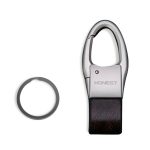 EHRLICHER Leder-Auto-Schlüsselanhänger, einfacher Kreis-Ring-Anhänger – Bild 2