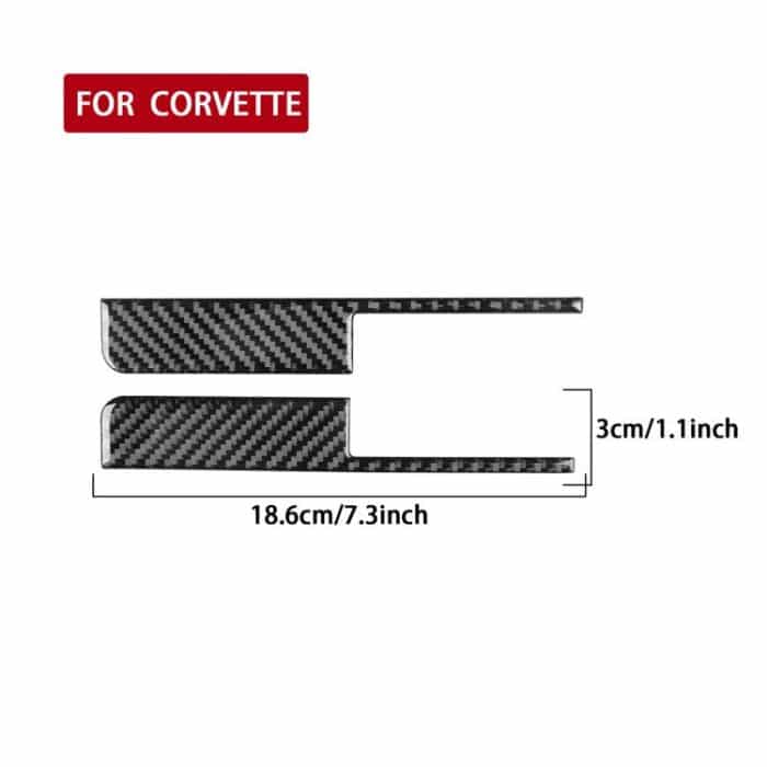 For Chevrolet Corvette C8 2pcs /Set Car Door Lock Switch Sticker – Bild 3