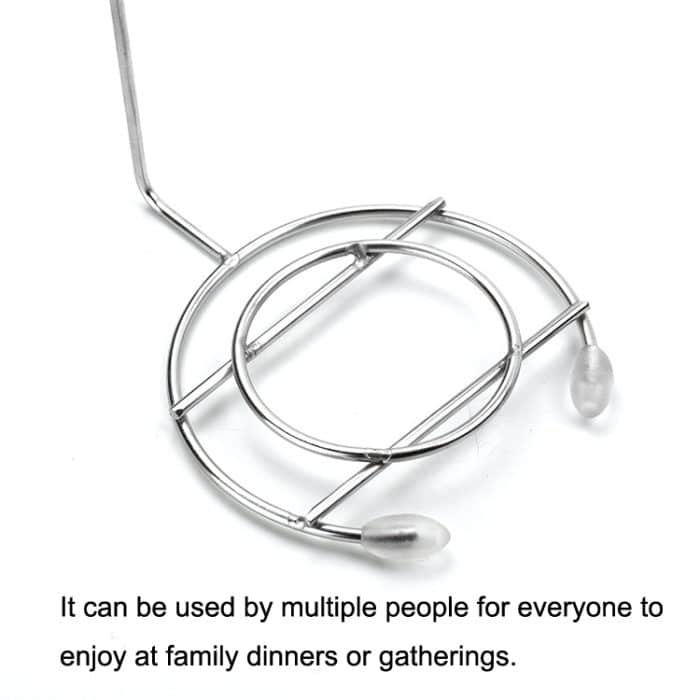 Edelstahl-Kebab-Grill-Hängeständer, dicke Spieße, Schnur-Räucherstäbchenständer, With 4 Stitches, With 5 Stitches, With 6 Stitches – Bild 3