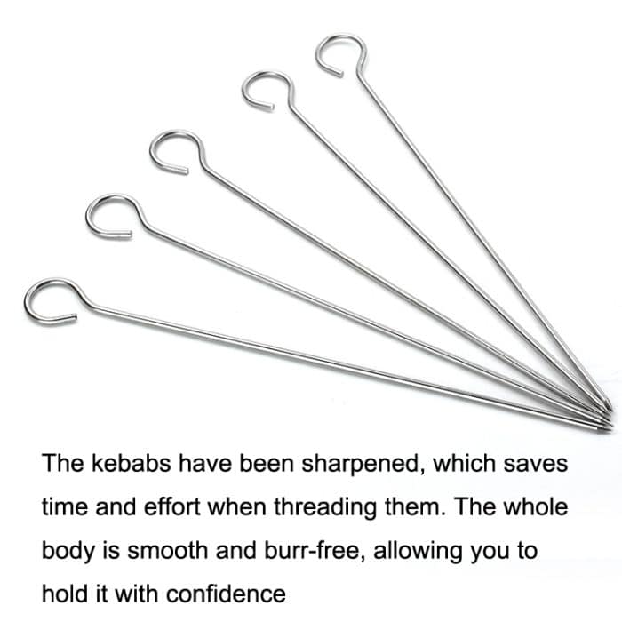 Edelstahl-Kebab-Grill-Hängeständer, dicke Spieße, Schnur-Räucherstäbchenständer, With 4 Stitches, With 5 Stitches, With 6 Stitches – Bild 4