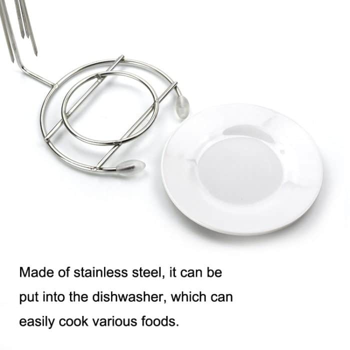 Edelstahl-Kebab-Grill-Hängeständer, dicke Spieße, Schnur-Räucherstäbchenständer, With 4 Stitches, With 5 Stitches, With 6 Stitches – Bild 5