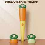 3-in-1-Reinigungsbürste mit langem Griff für den Haushalt, multifunktionale Tassenwaschbürste, Karottenform – Bild 5