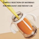 3-in-1-Reinigungsbürste mit langem Griff für den Haushalt, multifunktionale Tassenwaschbürste, Karottenform – Bild 10