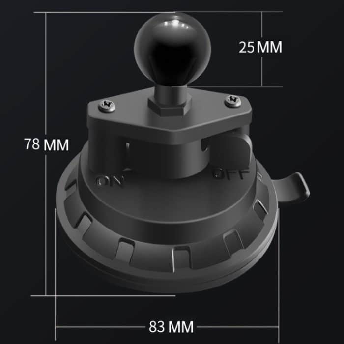 Auto Windschutzscheibe Armaturenbrett Telefonhalter Kugelkopf Saugnapf Basis, 998123 – Bild 2