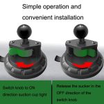 Auto Windschutzscheibe Armaturenbrett Telefonhalter Kugelkopf Saugnapf Basis, 998123 – Bild 6