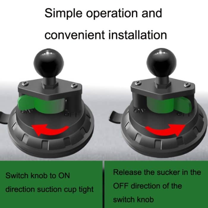 Auto Windschutzscheibe Armaturenbrett Telefonhalter Kugelkopf Saugnapf Basis, 998123 – Bild 6
