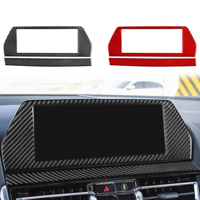 Für 2019-2024 BMW 8 Series G14 Linkslenker 2 Stück/Set Navigationsbildschirm-Rahmenaufkleber, Left-hand Drive – Bild 2