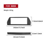 Für 2019-2024 BMW 8 Series G14 Linkslenker 2 Stück/Set Navigationsbildschirm-Rahmenaufkleber, Left-hand Drive – Bild 3