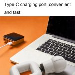 TS201 Quadratische Muskelentspannung, kabellose Faszienpistole, Mini-verstellbares tragbares Massagegerät – Bild 4