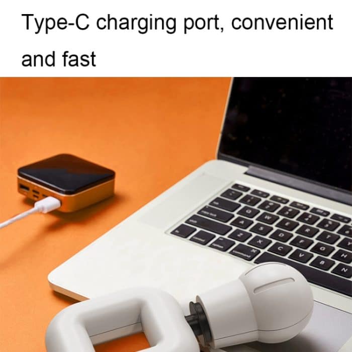 TS201 Quadratische Muskelentspannung, kabellose Faszienpistole, Mini-verstellbares tragbares Massagegerät – Bild 4