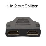 5 Stück HDMI-Stecker auf 2 HDMI-Buchsen-Adapter, HD-Computer-Konvertierungs-Transformationsstecker, 5pcs HDMI Male To 2 HDMI Female – Bild 3
