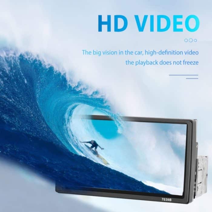 F133 7 Zoll MP5 Bluetooth Player Universal Wired CarPlay Rückfahrbild integriert, Stil:, 7 Inches Standard, 7 Inches Standard+4 Lights Camera, 7 Inches Standard+8 Lights Camera, 7 Inches Standard+12 Lights Camera – Bild 7