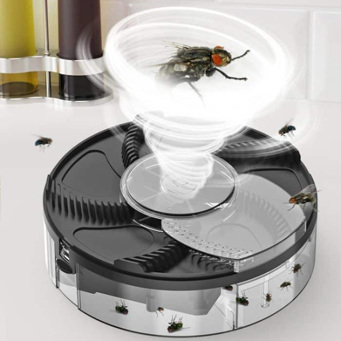 S008 Automatischer Fliegenvernichter, geräuschlos, USB-Haushaltsfliegenfalle, Spezifikationen:, USB Type (Black), USB Type (White), Charging Type (White), Charging Type (Black) – Bild 2