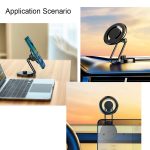 D27 Auto Magnetischer Teleskop-Klapp-Navigations-Handyhalter, D27 (Black), D27 (Silver) – Bild 6