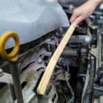 5 Stück Kfz-Stahlringwaschbürste, lange Bambusbürste, Motorreinigungsbürste, Cleaning Brush