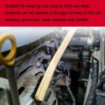 5 Stück Kfz-Stahlringwaschbürste, lange Bambusbürste, Motorreinigungsbürste, Cleaning Brush – Bild 6