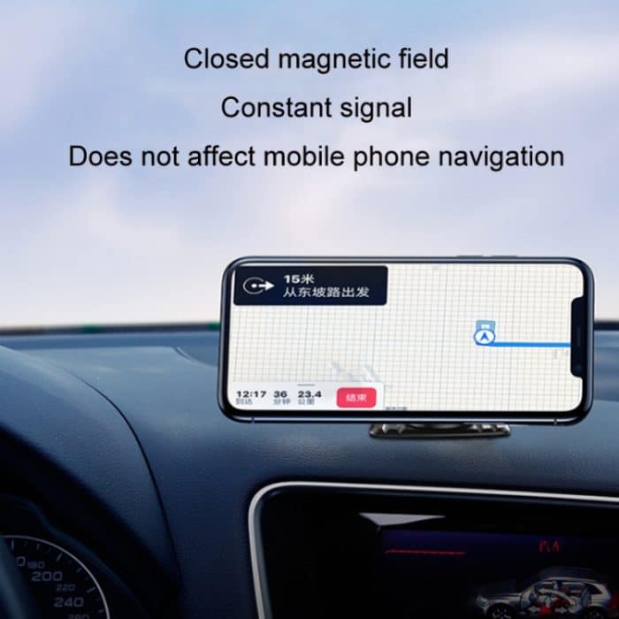 Auto-Mittelkonsolen-Paste, magnetischer Handyhalter – Bild 5