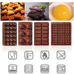 Silikon-Backwerkzeuge für Kekse, Schokolade, Waffeln, Kuchenform, Stil:, 6-grid Pudding Mold, 6-grid Waffle Mold, 12-grid Chocolate Mold, 24-grid Cake Mold – Bild 2