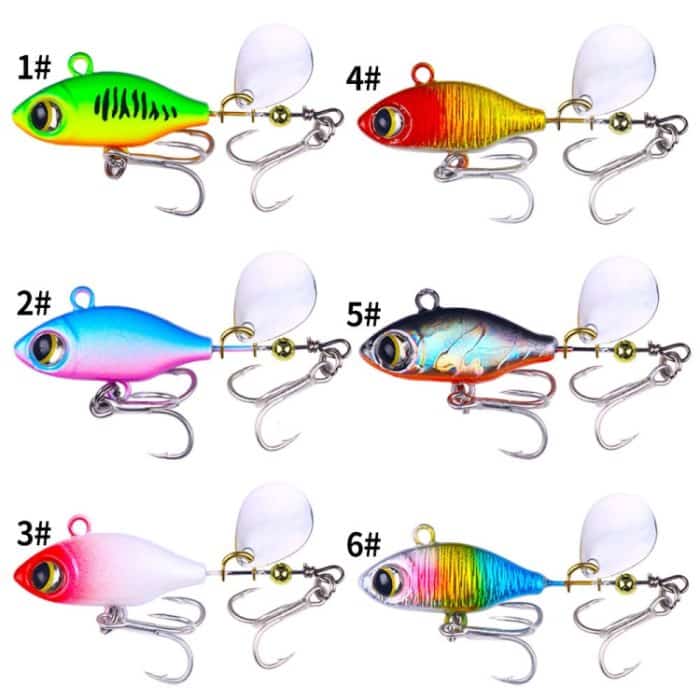 HENGJIA Submerged VIB Fake Lures Paillettenköder, 5.8cm 14g – Bild 2