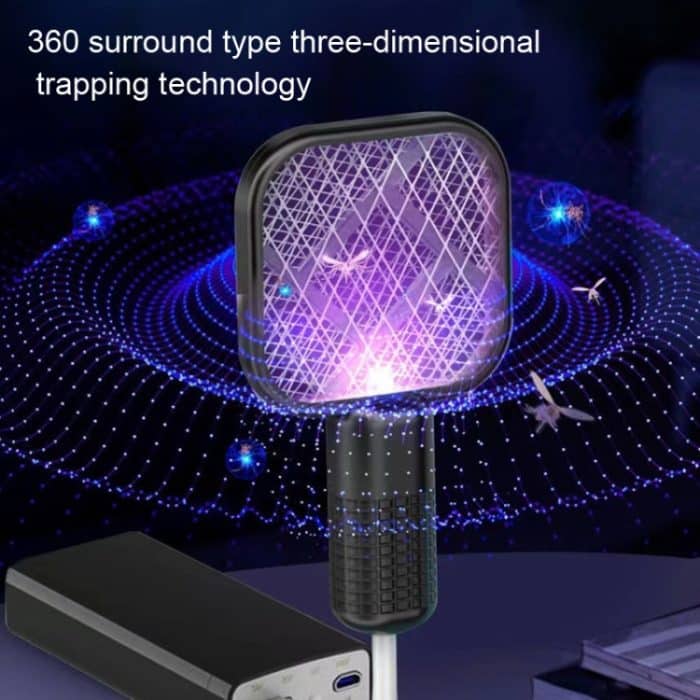 USB elektrische Mückenklatsche Mückenlampe 2-in-1 Mückenschutz – Bild 4