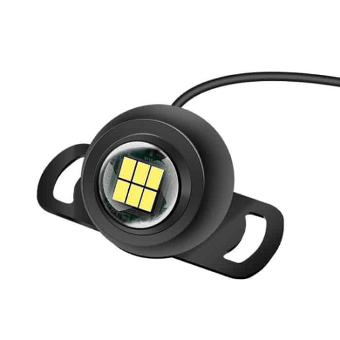 TBD0603332101.jpg Auto-LED-ultrahelles elektrisches Augen-Rückfahrlicht, externe Glühbirne, modifiziertes Universal-Zusatzlicht, Stil:, Long Bright Black Shell, Long Bright Silver Shell, Long Bright After 3 Flashes Black Shell, Long Bright After 3 Flashes Silver Shell – Bild 1