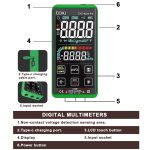 Baku BA-8233 Pro elektrischer Wartungswiderstand, Strom, Touchscreen, digitales Universal-Multimeter, BA-8233 – Bild 2