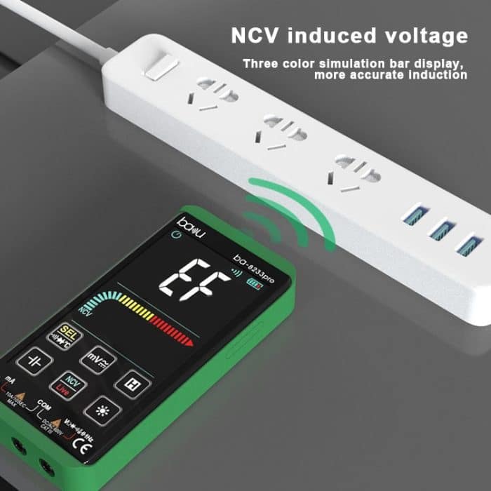 Baku BA-8233 Pro elektrischer Wartungswiderstand, Strom, Touchscreen, digitales Universal-Multimeter, BA-8233 – Bild 7