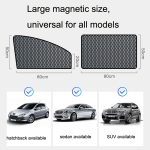 Auto-Sonnenschutz, magnetisches Eisen, reflektierendes Netz, Gaze, Sonnenschutz, Wärmeisolierung, Sonnenschutz-Schallwand, Front Window Driving, Front Window Co-driving, Rear Window Square – Bild 3