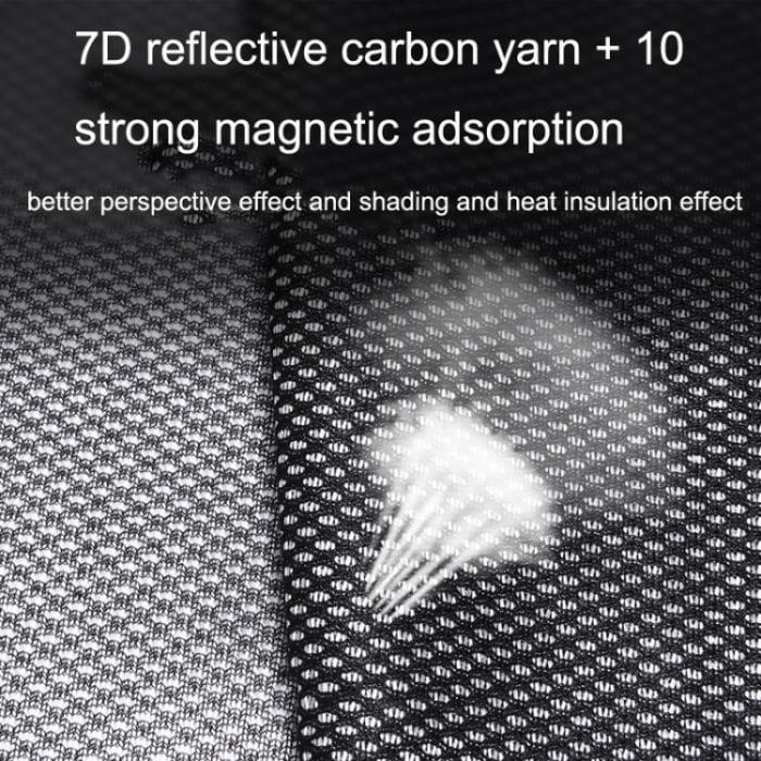 Auto-Sonnenschutz, magnetisches Eisen, reflektierendes Netz, Gaze, Sonnenschutz, Wärmeisolierung, Sonnenschutz-Schallwand, Front Window Driving, Front Window Co-driving, Rear Window Square – Bild 4