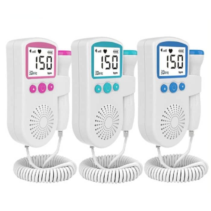 B3 Home Doppler Ultraschall Handheld Fetal Heart Schwangere Frauen Fetal Heart Monitor, B3(Green), B3(Blue), B3(Pink) – Bild 2