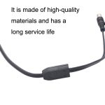 SZ015 BNC-Stecker auf 2xBuchse Kommunikationskabel VCR-Koaxial-Videokabel, Kabellänge: 0,42 m, BNC Male To 2xFemal 0.42m – Bild 3