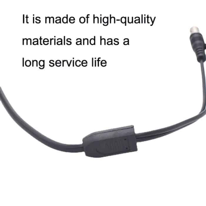 SZ015 BNC-Stecker auf 2xBuchse Kommunikationskabel VCR-Koaxial-Videokabel, Kabellänge: 0,42 m, BNC Male To 2xFemal 0.42m – Bild 3