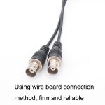 SZ015 BNC-Stecker auf 2xBuchse Kommunikationskabel VCR-Koaxial-Videokabel, Kabellänge: 0,42 m, BNC Male To 2xFemal 0.42m – Bild 4