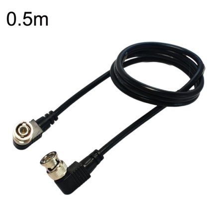 BNC-Stecker auf Stecker-Winkel-Audio- und Videokabel-Koaxialkabel, Länge:, 0.5m, 1m, 1.5m, 2m, 3m