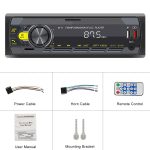 M11T Auto Bluetooth MP3 Player ISO Schnittstelle EQ Soundeffekt Schnellladung Buntes Tastenradio, A3032 – Bild 2