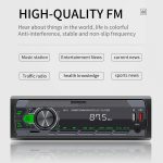 M11T Auto Bluetooth MP3 Player ISO Schnittstelle EQ Soundeffekt Schnellladung Buntes Tastenradio, A3032 – Bild 13