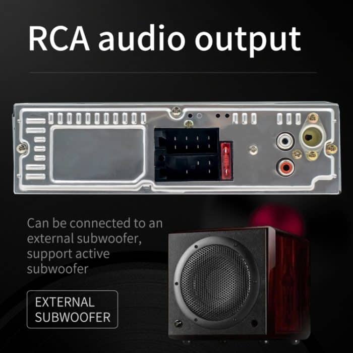 M11T Auto Bluetooth MP3 Player ISO Schnittstelle EQ Soundeffekt Schnellladung Buntes Tastenradio, A3032 – Bild 6